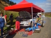 A RALDA RALLYE szervzparkjban