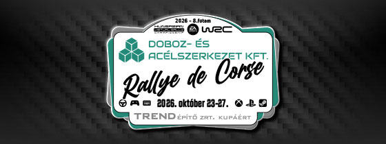 DOBOZ Rallye de Corse a TREND kup��rt