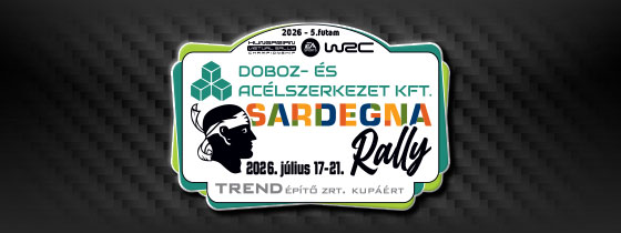 DOBOZ Sardegna Rally a TREND Kup��rt