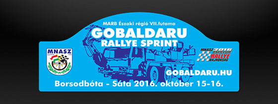 GOBALDARU Rallye Sprint - Borsodbta-Sta