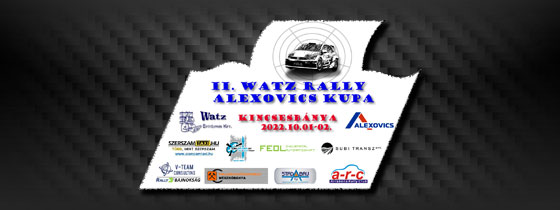 ELMARAD! - II.Watz Rally az Alexovics kuprt 