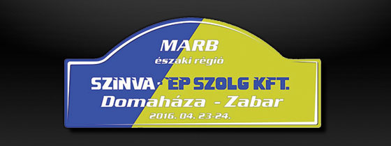 Szinva-pSzolg Kft Domahza-Zabar Rallye Sprint