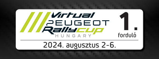 Virtual Peugeot Rally Cup Hungary 2024 1.fordul